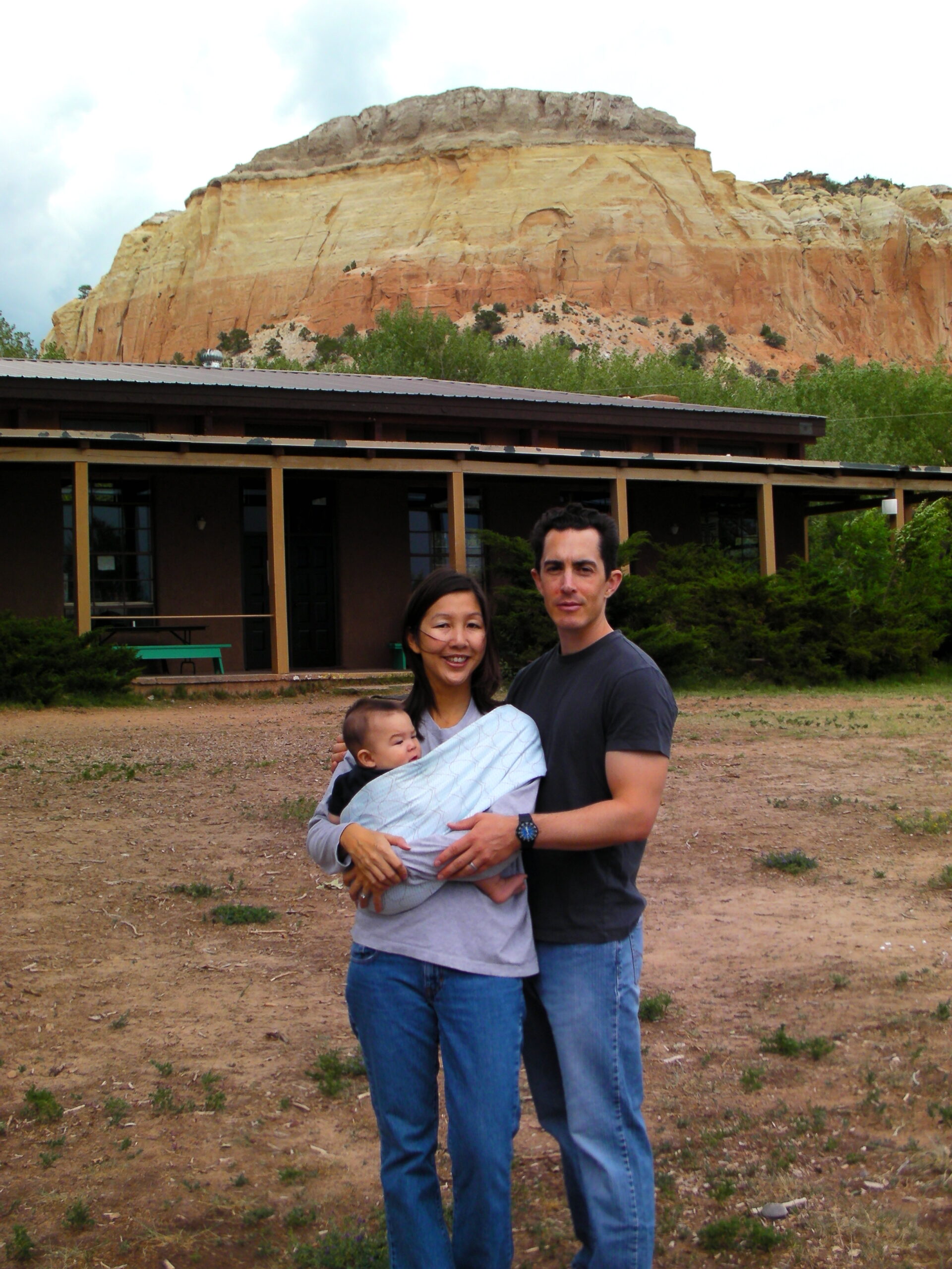 Grace's family at Ghost Ranch