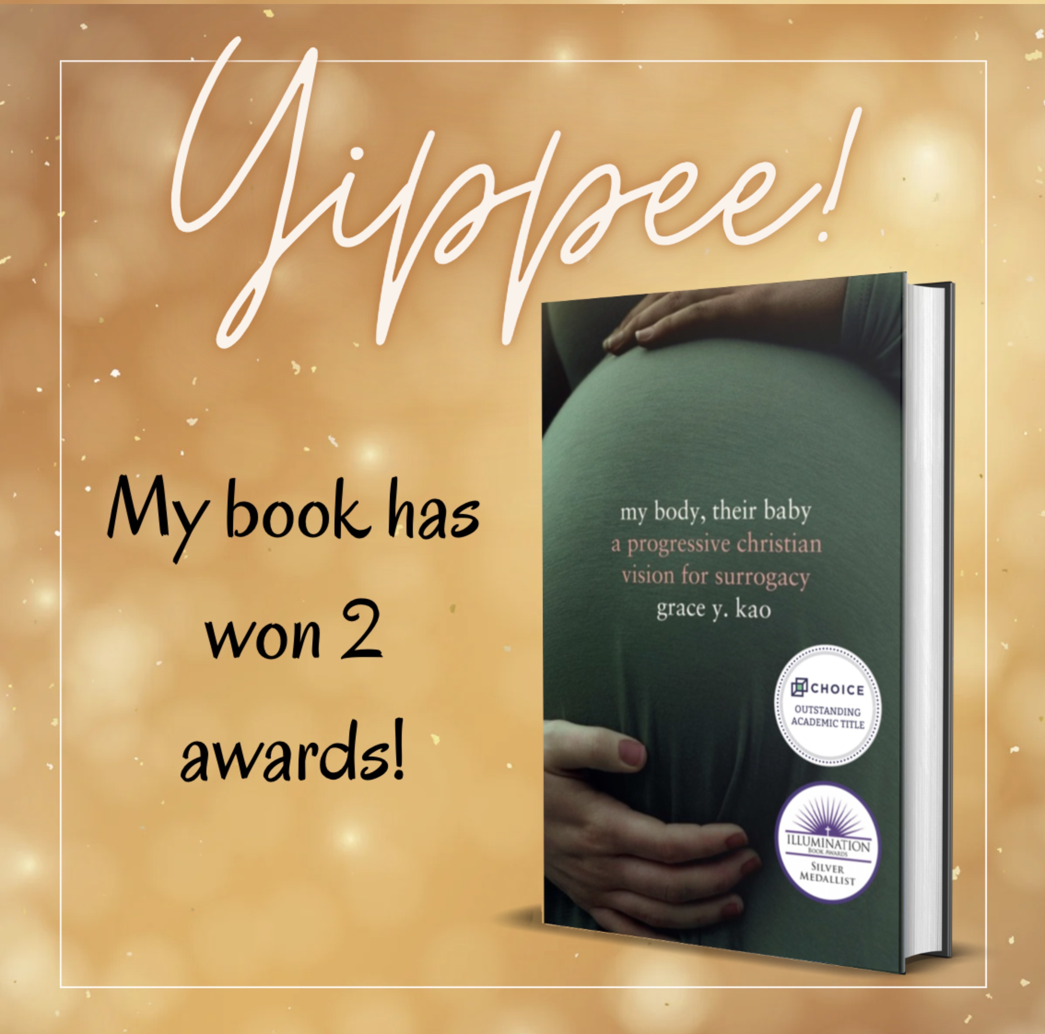 2 book awards - yippee